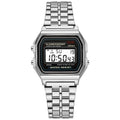 Retro Digital Watch — Unisex Vintage Style, Steel Bracelet